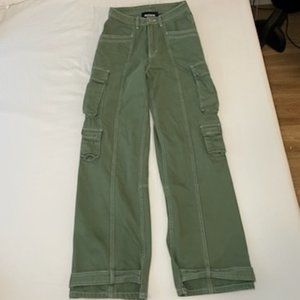 WRST BHVR Green Cargo Pants - Size 26